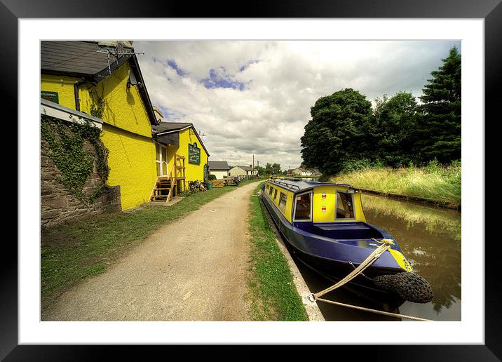 The Wharf at Gilwern Framed Mounted Print by Rob Hawkins