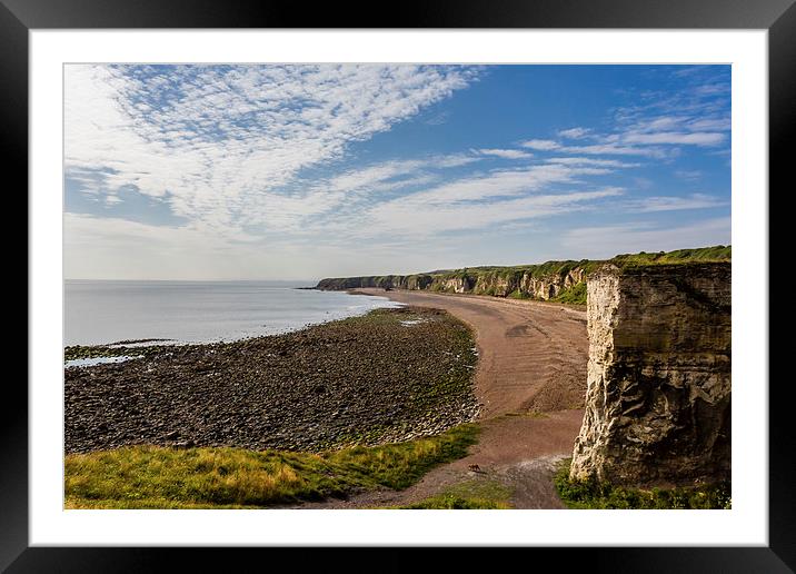Cliff Framed Mounted Print by Gary Finnigan