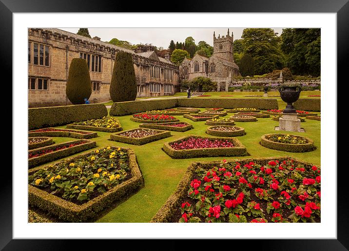 Lanhydrock House and Garden Framed Mounted Print by Thomas Schaeffer