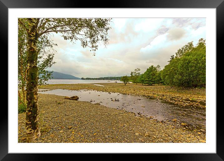 Coniston Water Framed Mounted Print by keith sayer