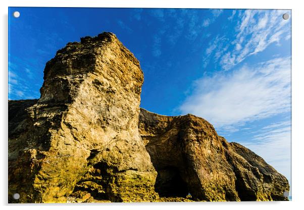 Yellow cliffs Acrylic by Gary Finnigan