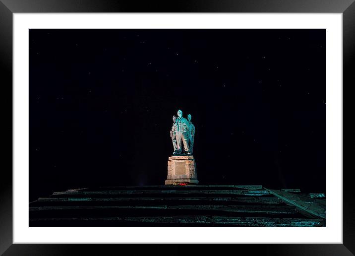 The Commando Memorial Framed Mounted Print by Gary Finnigan
