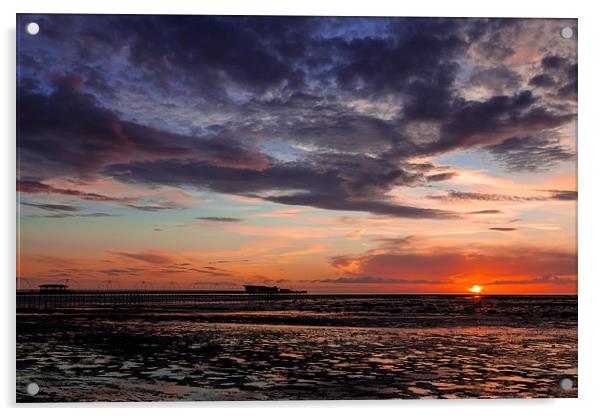 Sunset Acrylic by Gary Finnigan