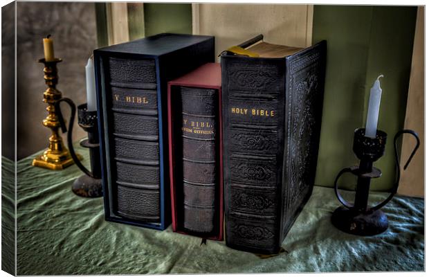 Holy Bible Canvas Print by Adrian Evans