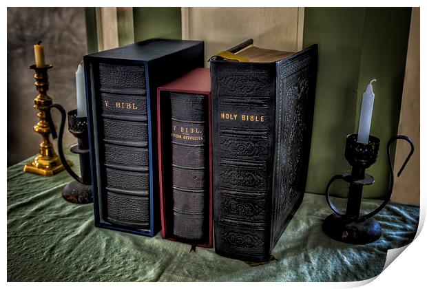 Holy Bible Print by Adrian Evans