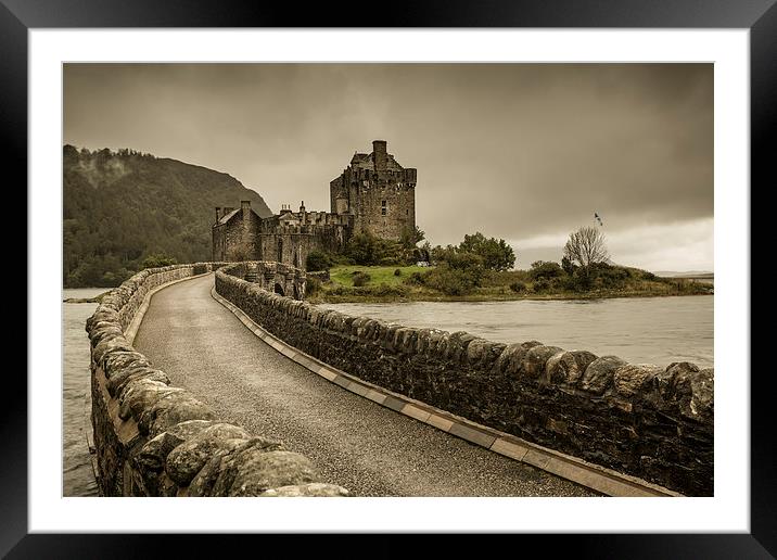 Eilean Donan Castle Framed Mounted Print by David Lewins (LRPS)