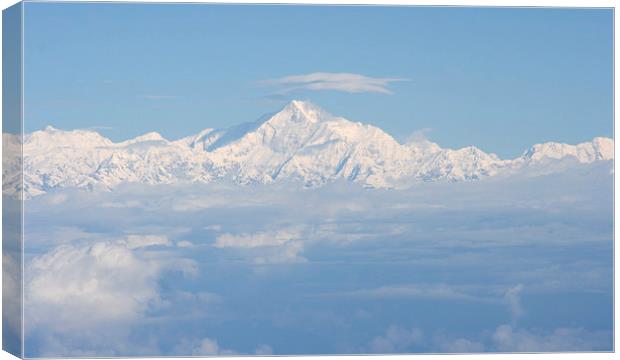 Mount Everest Canvas Print by Carole-Anne Fooks