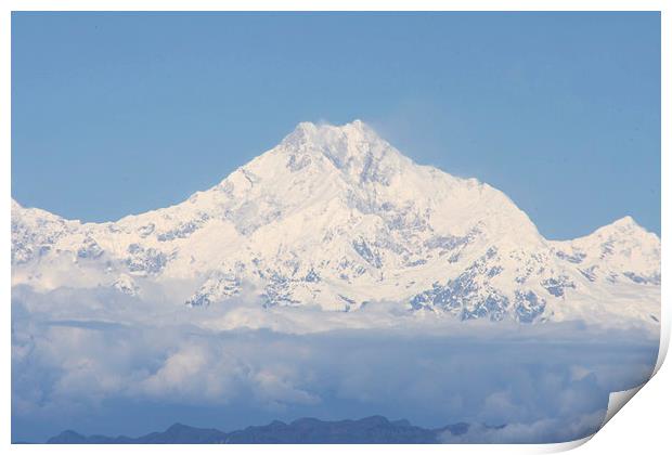 Mount Everest on a Clear Day Print by Carole-Anne Fooks