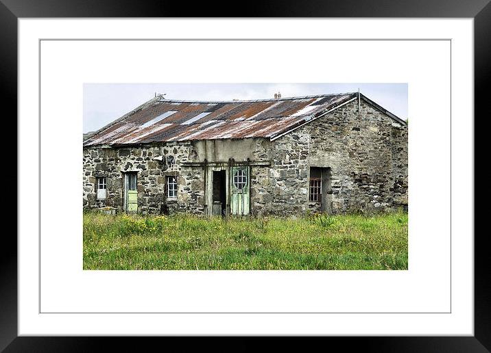 derelict Framed Mounted Print by Heather Newton