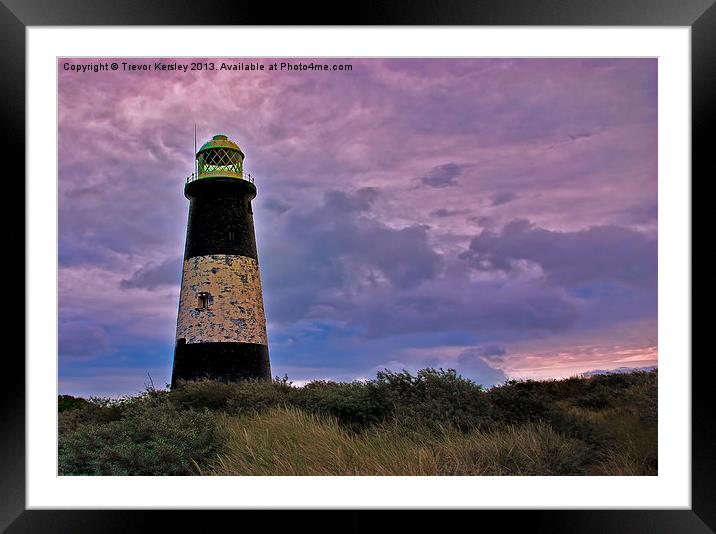 The Old Lighthouse Spurn Point Framed Mounted Print by Trevor Kersley RIP