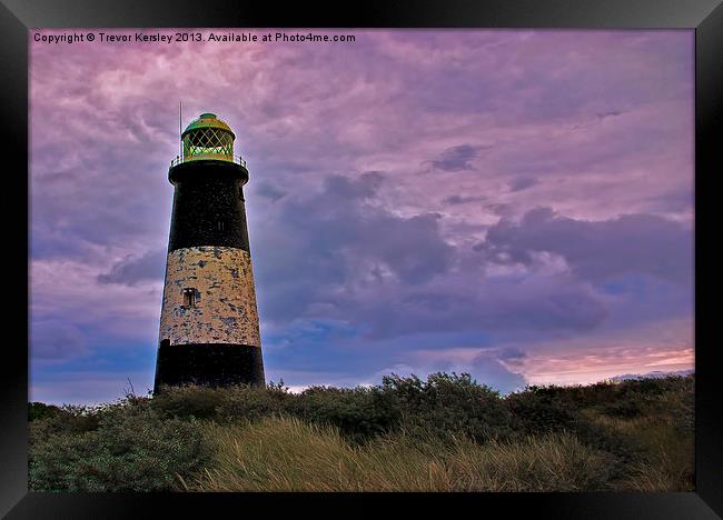 The Old Lighthouse Spurn Point Framed Print by Trevor Kersley RIP
