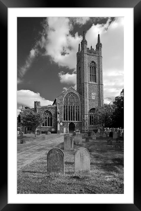 St Marys Church, Bungay Framed Mounted Print by Darren Burroughs