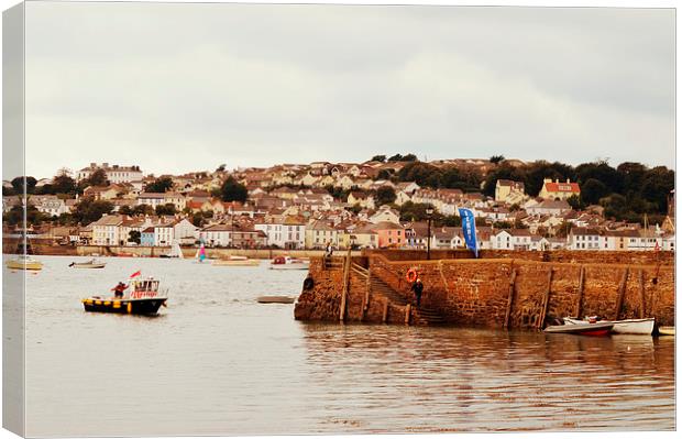 Instow Village Canvas Print by Alexia Miles