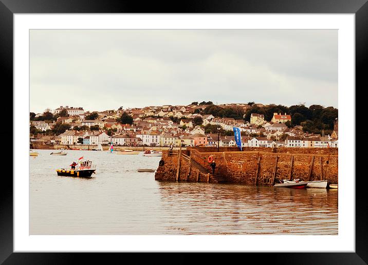 Instow Village Framed Mounted Print by Alexia Miles