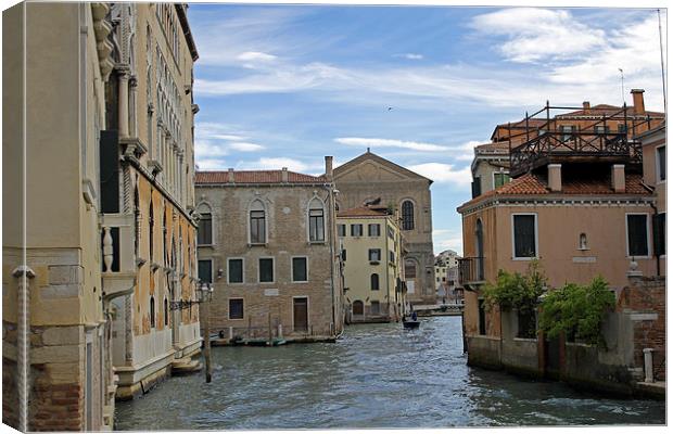 Venetian Canal Canvas Print by Tony Murtagh