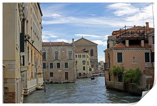 Venetian Canal Print by Tony Murtagh