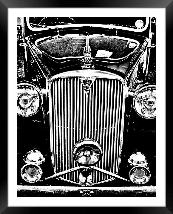 Classic Car Framed Mounted Print by Scott Anderson
