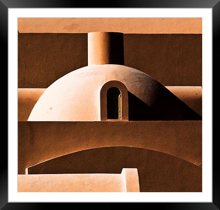 Terracotta Roof Framed Mounted Print by Scott Anderson