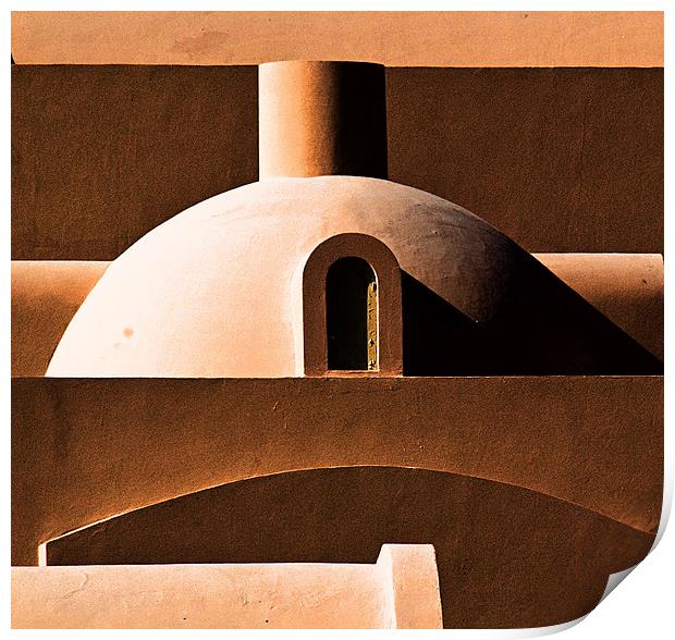 Terracotta Roof Print by Scott Anderson