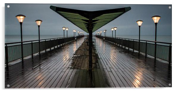 Boscombe Pier Acrylic by Phil Wareham