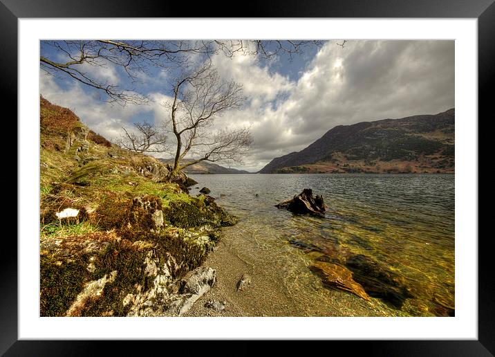 Landscape of the Lake Framed Mounted Print by Rob Hawkins