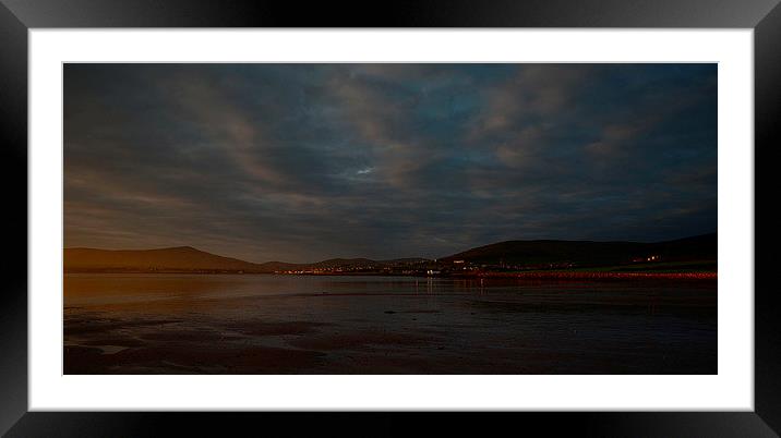 Evening in Dingle Bay Framed Mounted Print by barbara walsh