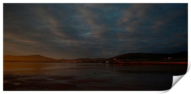 Evening in Dingle Bay Print by barbara walsh