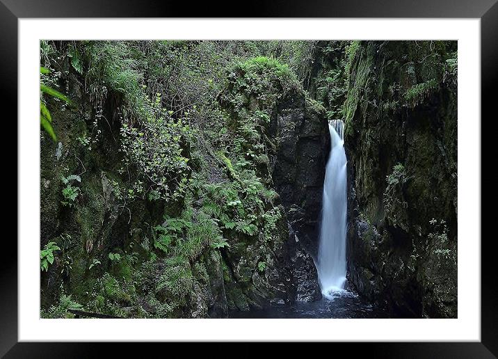 Eskdale Waterfall Framed Mounted Print by Chris Himsworth