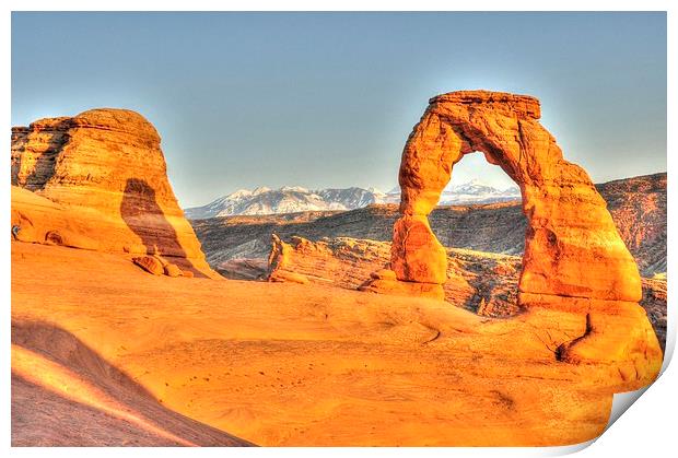 Delicate Arch Arches NP USA Print by Gurinder Punn