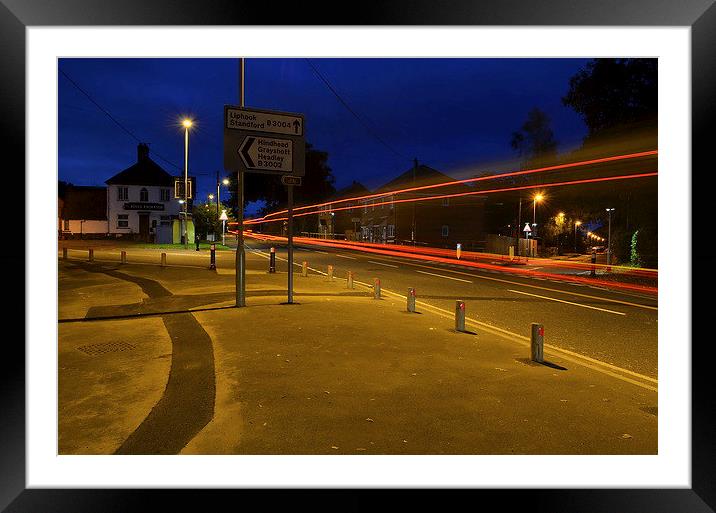 Lorry .....Gone! Framed Mounted Print by Mark  F Banks