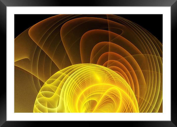 Solar Flares Framed Mounted Print by Mary Lane