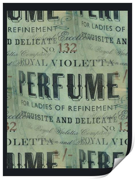 perfume Print by Heather Newton