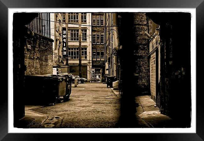 dirty old town Framed Print by jane dickie
