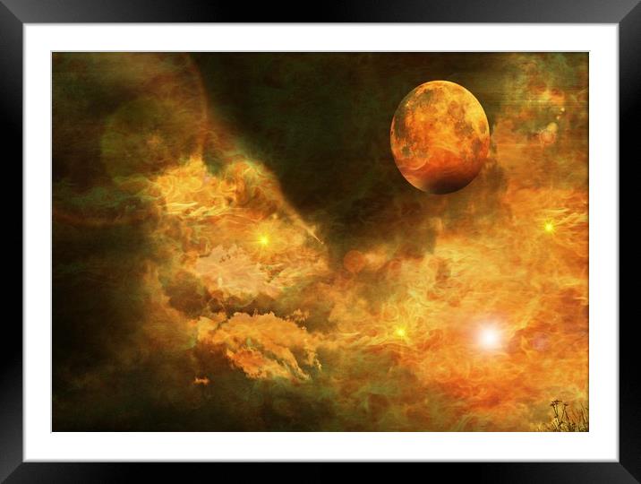 New Universe. Framed Mounted Print by Heather Goodwin
