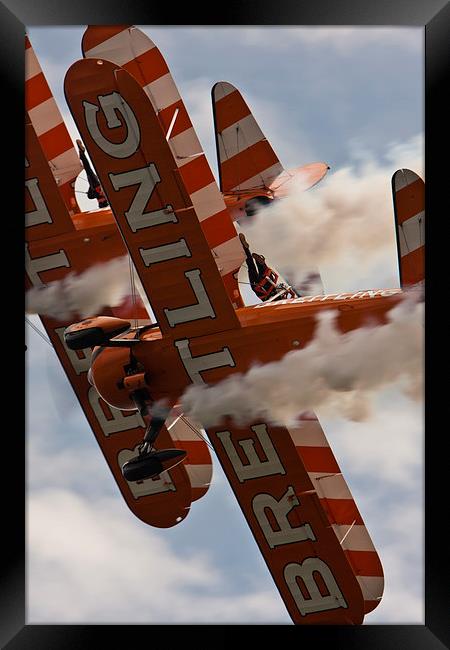 Breitling Wingwalkers Framed Print by stuart bennett