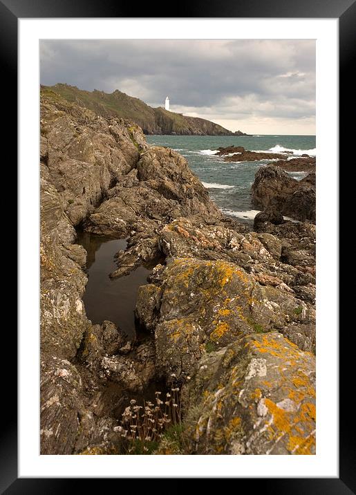 Start Point Lighthouse Framed Mounted Print by Simon Armstrong