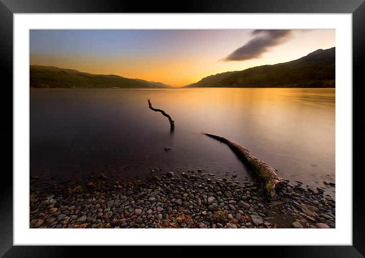 Loch Ness Monster Framed Mounted Print by R K Photography