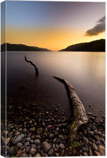 Loch Ness Monster Canvas Print by R K Photography