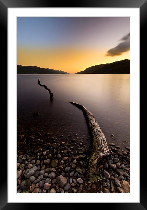 Loch Ness Monster Framed Mounted Print by R K Photography