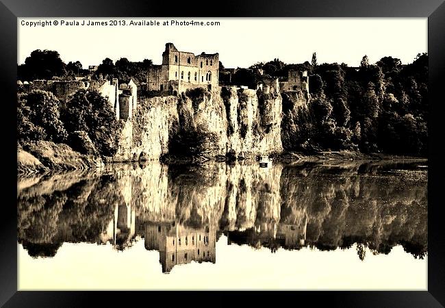 Chepstow Castle Framed Print by Paula J James
