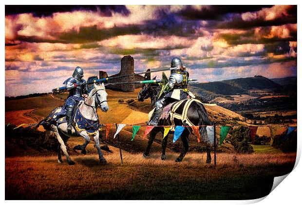The Joust Print by Chris Lord