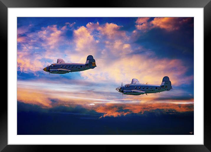 Dassault Flamant Framed Mounted Print by Chris Lord