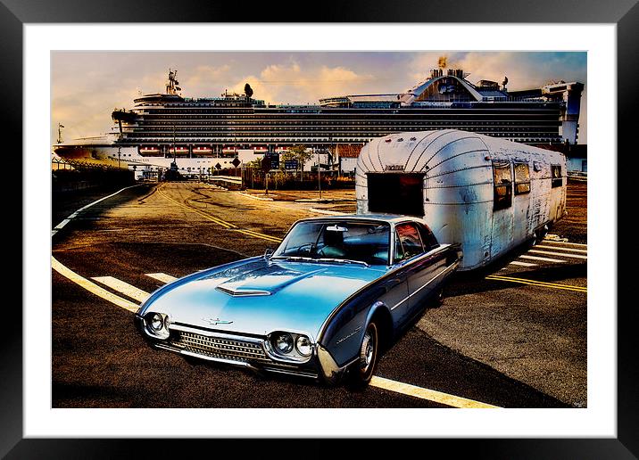 Travelin In Style Framed Mounted Print by Chris Lord