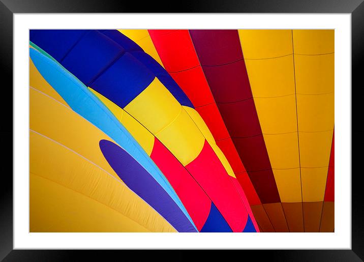 Hot-Air Patterns Framed Mounted Print by Mike Dawson