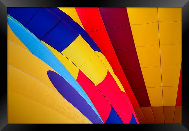 Hot-Air Patterns Framed Print by Mike Dawson