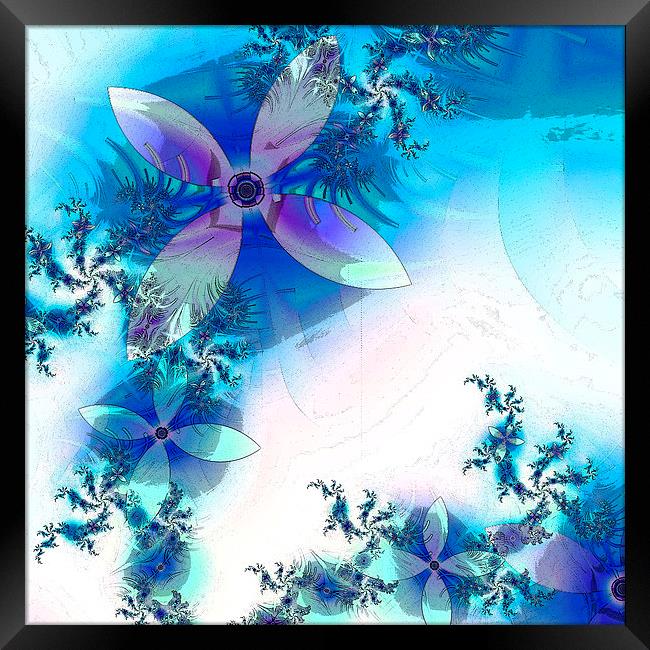 Lilac Blues Framed Print by Sharon Lisa Clarke