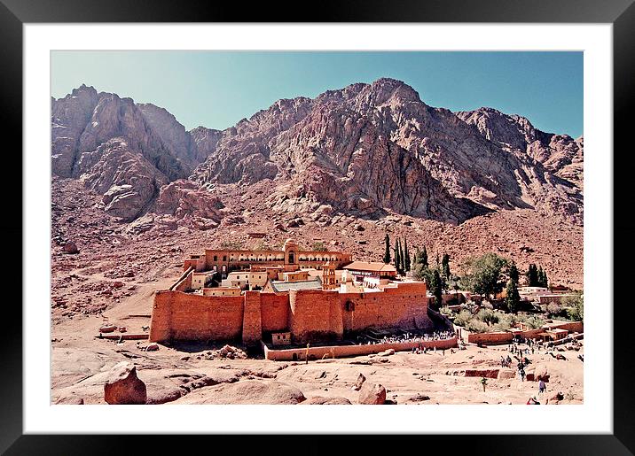 JST2097 St Catherine Monastery Framed Mounted Print by Jim Tampin