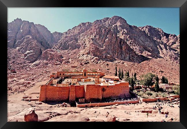 JST2097 St Catherine Monastery Framed Print by Jim Tampin