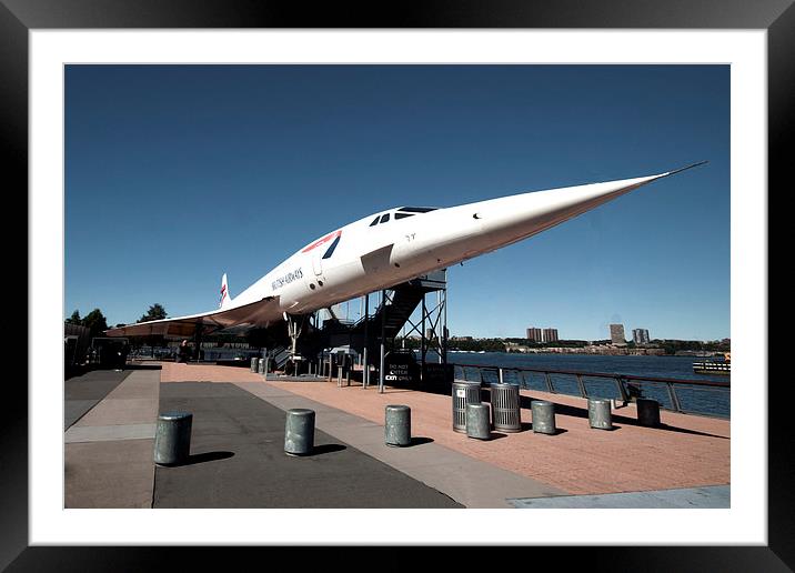 Concorde Framed Mounted Print by Rob Hawkins
