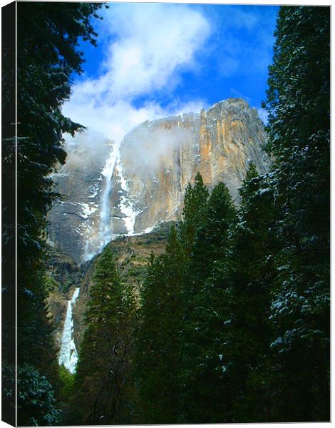 Yosemite Falls Canvas Print by Stephen Brown